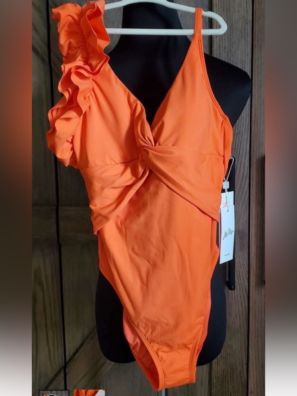 Lilly Pulitzer Vibrant Orange Swimsuit